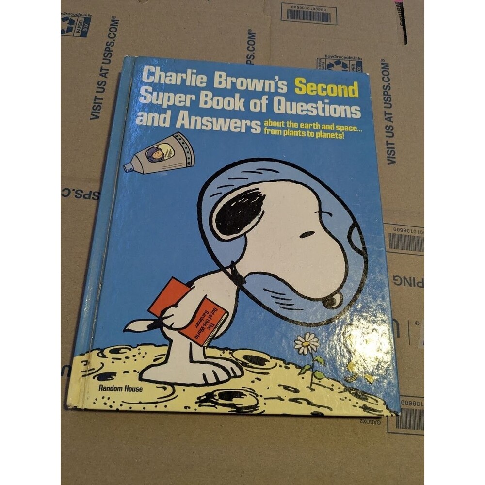 Vintage 1977 Peanuts Charlie Brown 2nd Super Book Kids Hardcover
